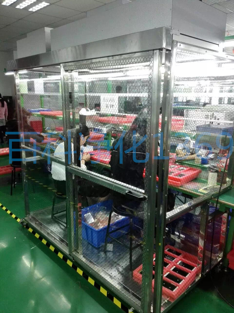 流水線作業式可移動潔凈棚工作臺有什么好處